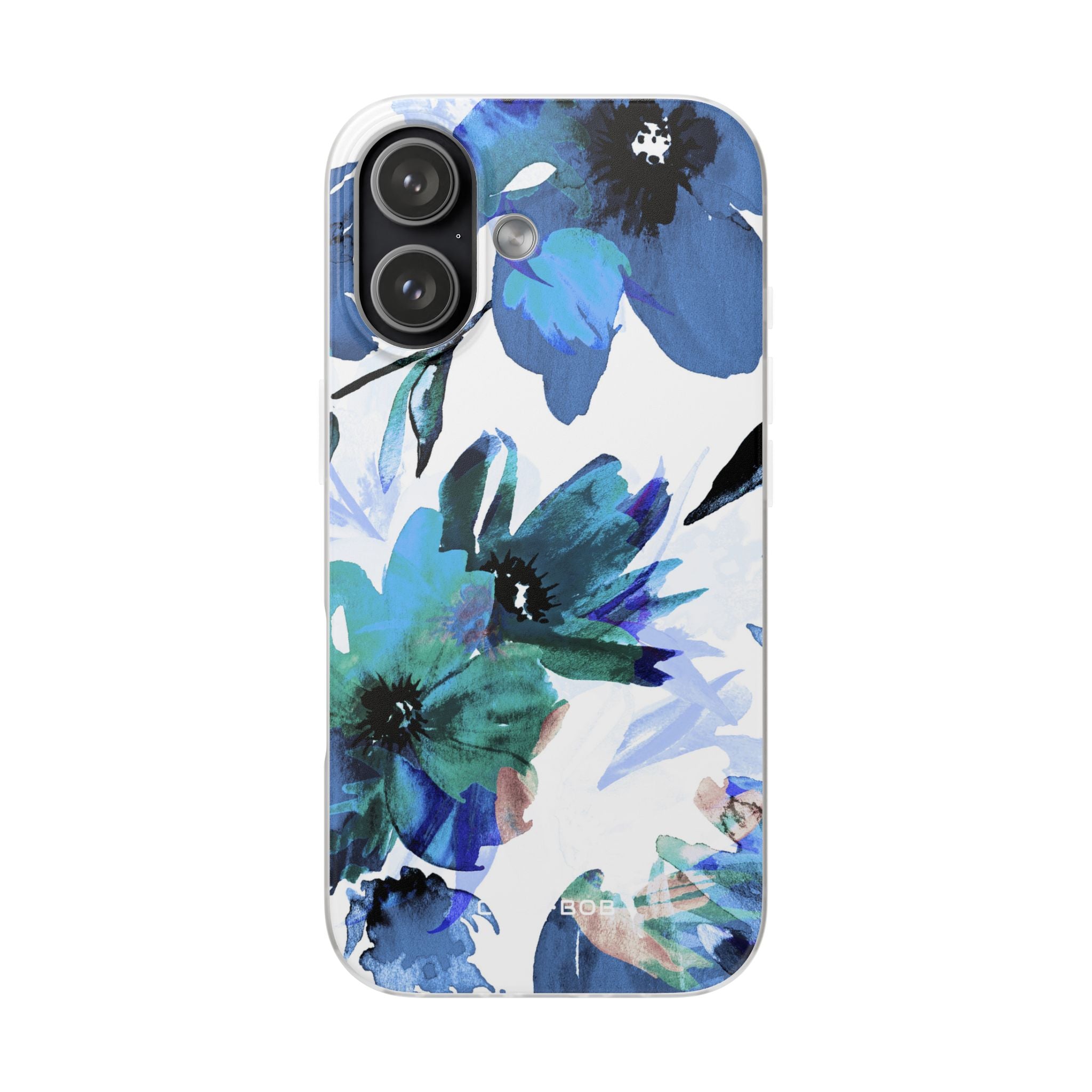 Blue Blossom Radiance iPhone 17 Case - Soft - CASE•BOB