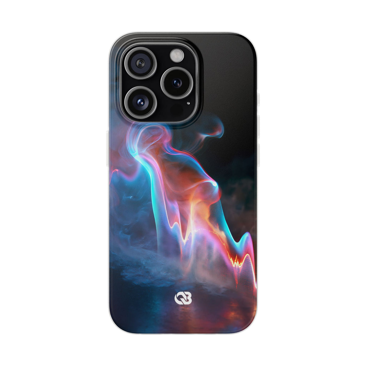 Neon Waveform · Lite Phone Case for iPhone ·  Black