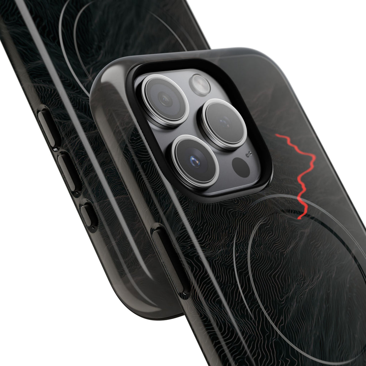 Crimson Ridge Pass · Tough 2.0 Magnetic Phone Case for iPhone · Black