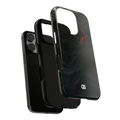 Crimson Ridge Pass · Tough Phone Case for iPhone · Black
