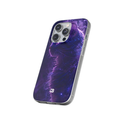 Purple Void Feline · Soft Custodia per iPhone