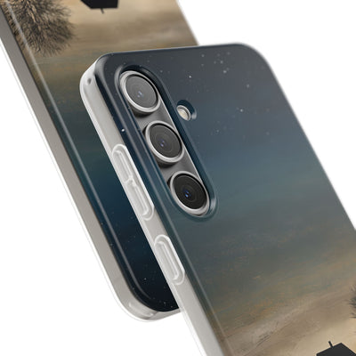 Midnight Cabin Glow · Soft Phone Case for Samsung