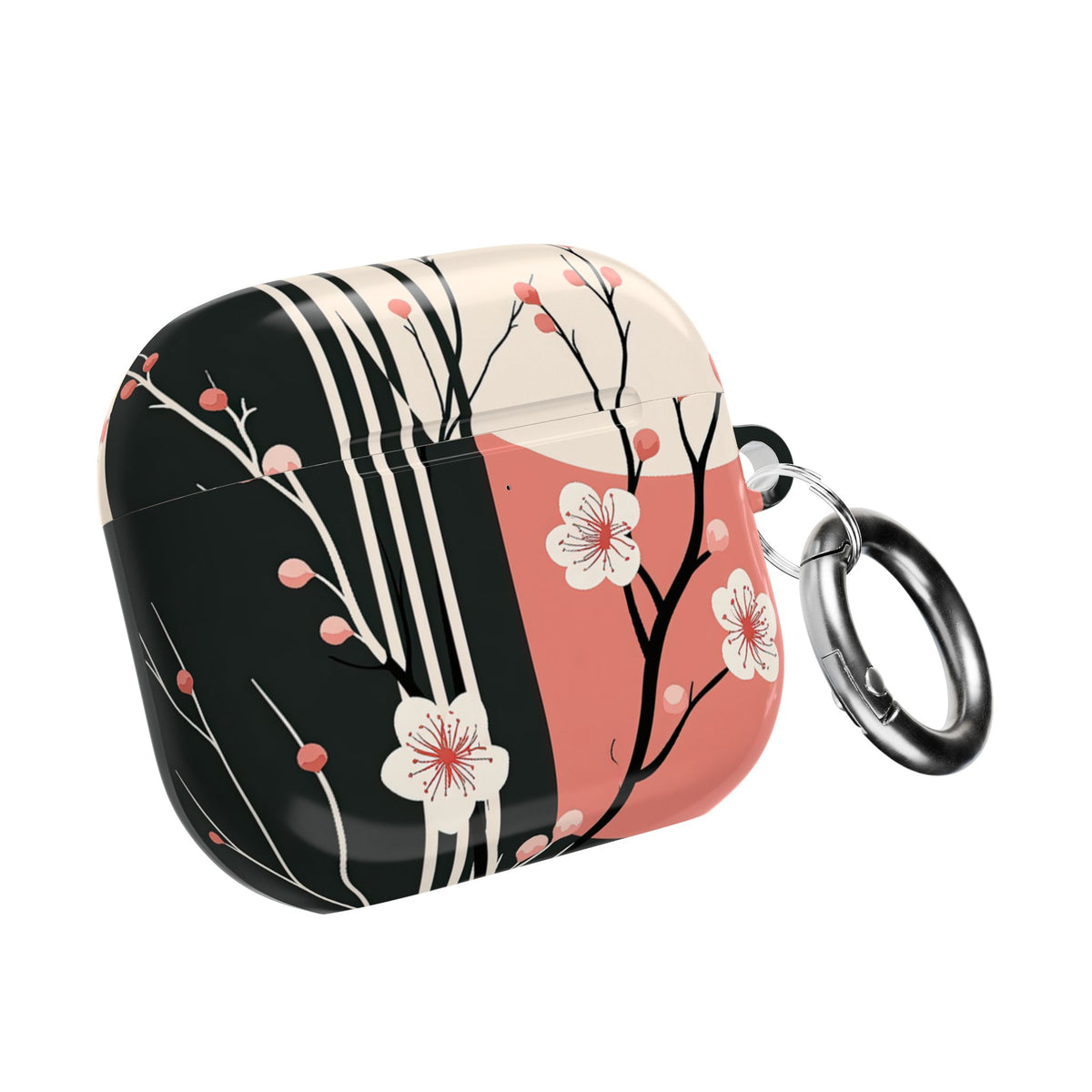Nocturne Sakura Branch · Hard Case for AirPods & AirPods Pro · Black