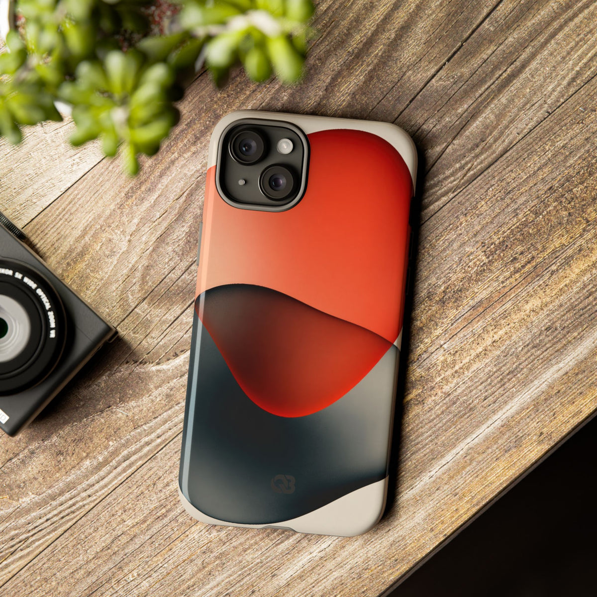 Translucent Crimson Form · Tough Phone Case for iPhone · Red