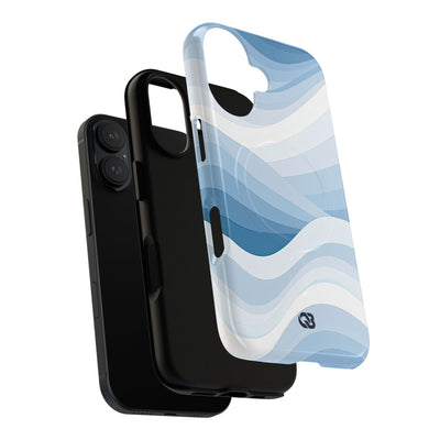 Blue Tough 2.0 Magsafe Phone Case for iPhone - Glacial Indigo Flow