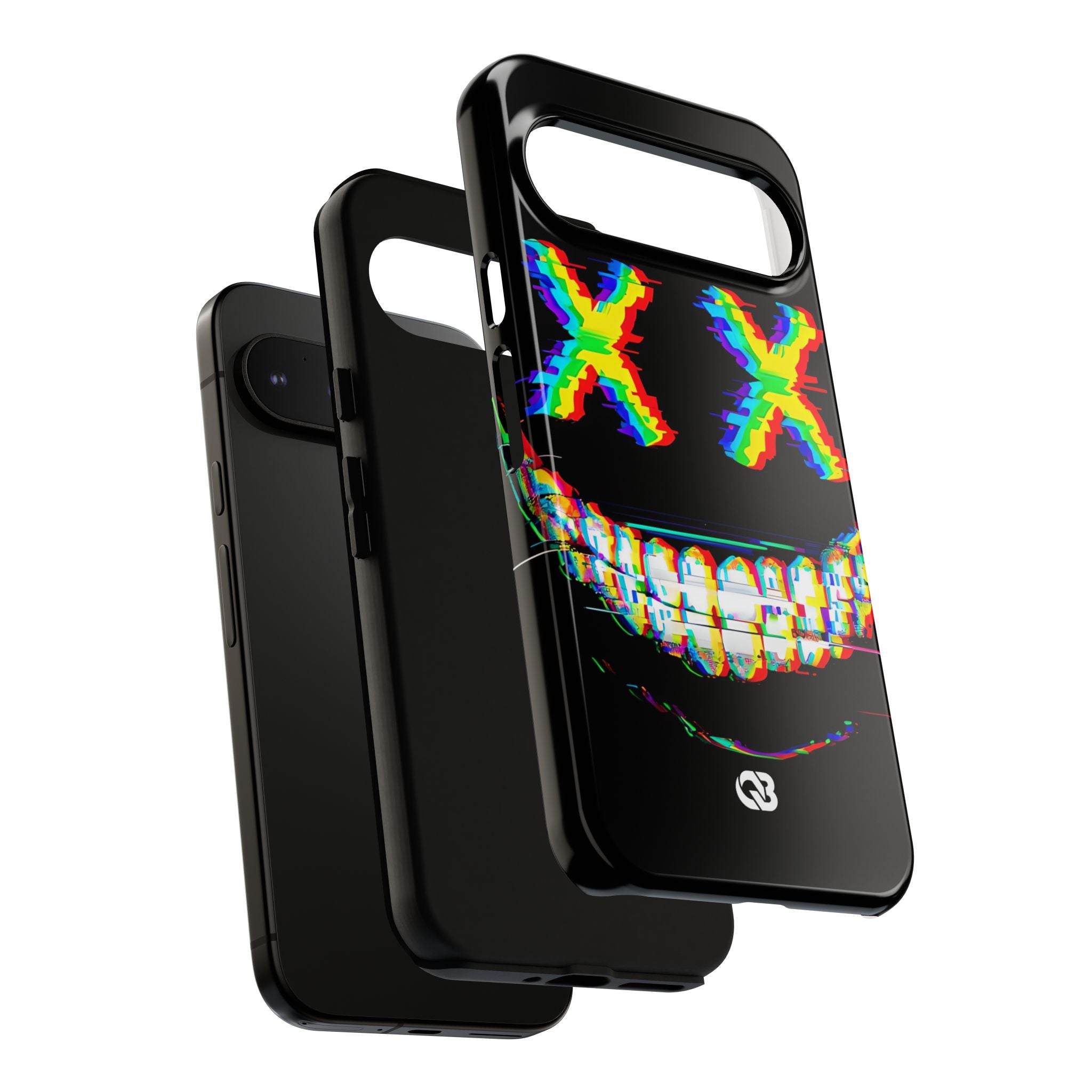 Glitch Grin Distortion · Tough Phone Case for Google Pixel
