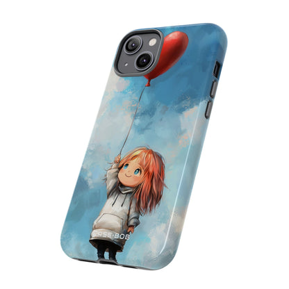 Heart Balloon Whimsy iPhone 14 Plus Case - Tough