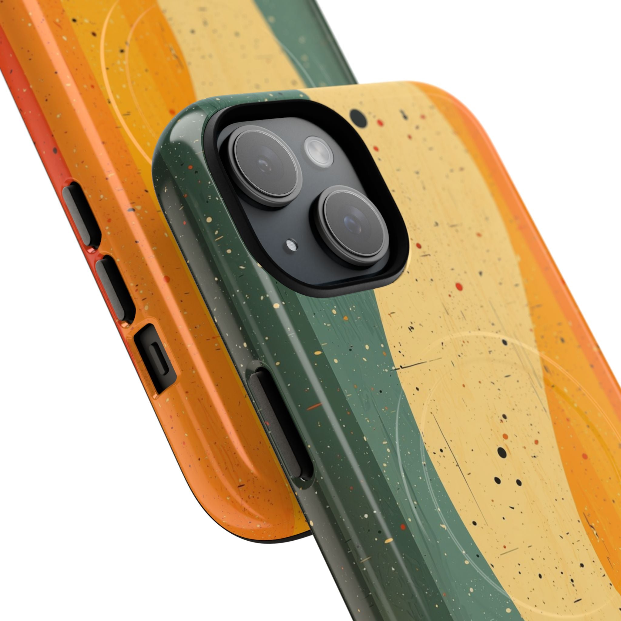 Wavy Forest Veil iPhone 15 -kotelotyyppi - Tough+