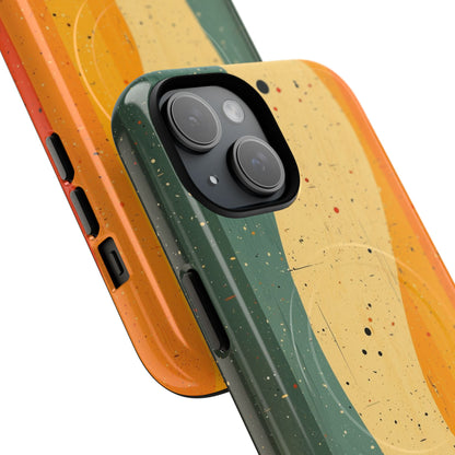 Wavy Forest Veil iPhone 15 -kotelotyyppi - Tough+