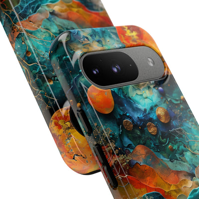 Copper Horizon Drift · Tough Phone Case for Google Pixel