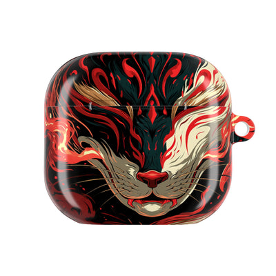 Crimson Kitsune Spirit · Hard Case for AirPods & AirPods Pro · Red