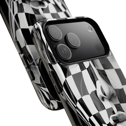 Checkered Face iPhone 17 Pro Max Case - Tough+ - CASE•BOB