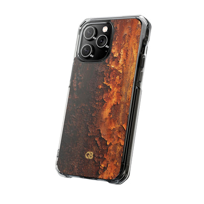 Orange Impact MagSafe Phone Case for iPhone - Oxidized Iron Crust