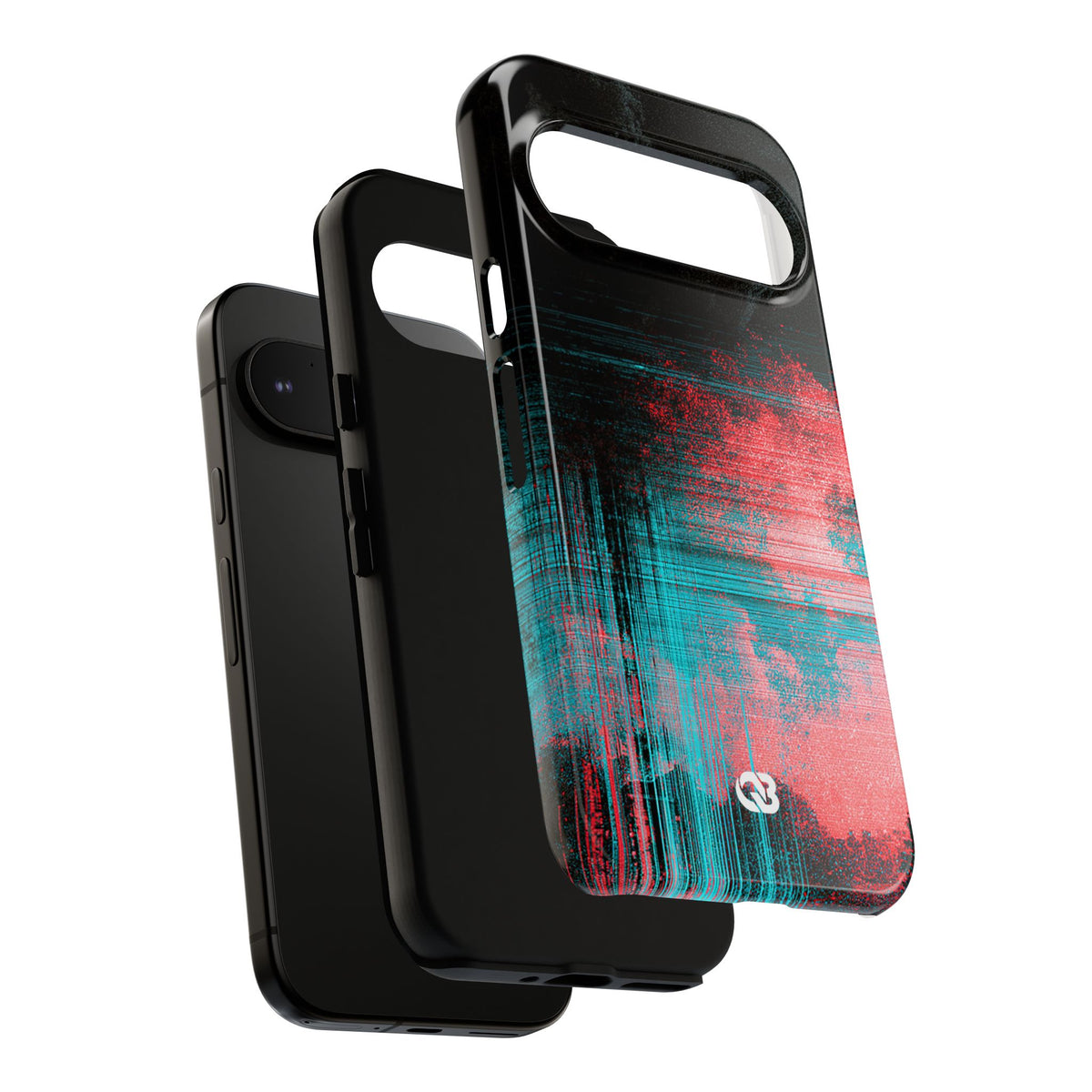 Digital Signal Drift · Tough Phone Case for Pixel ·  Black