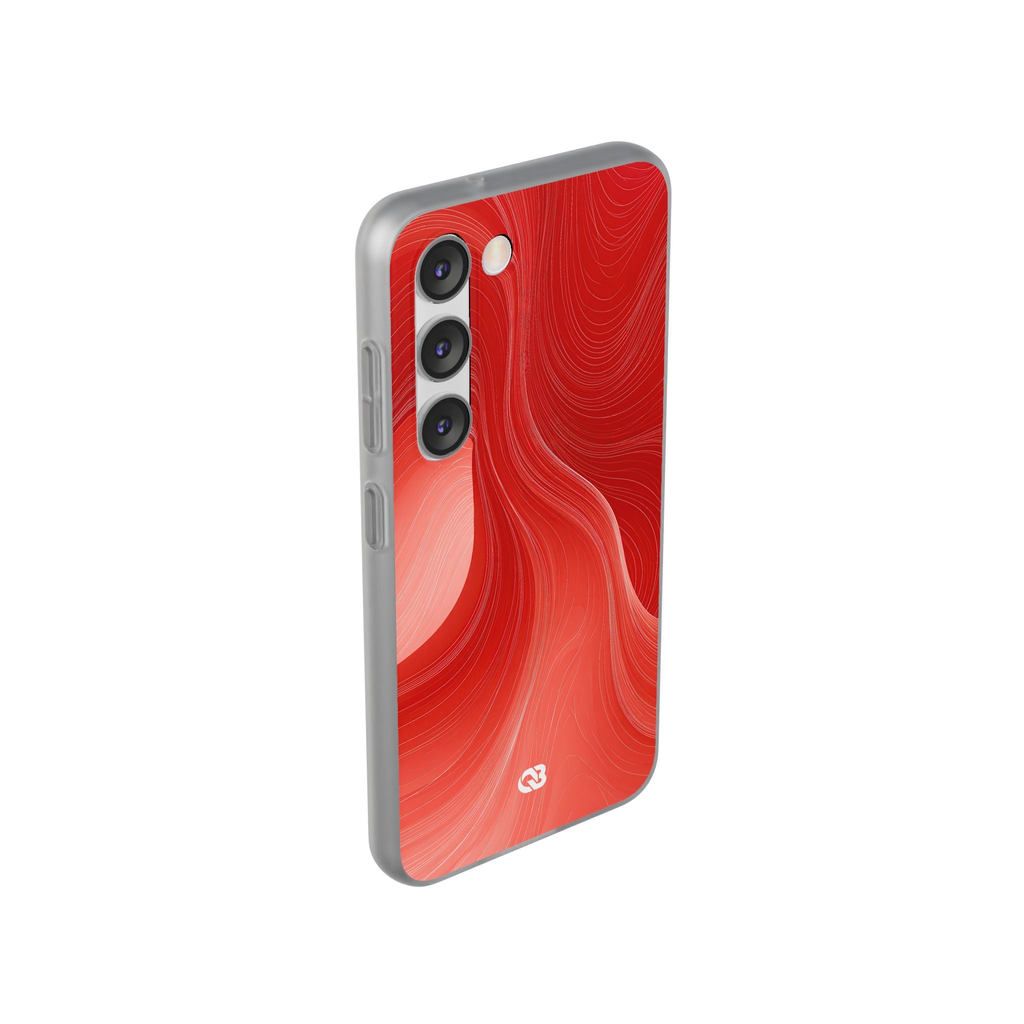 Red Lite Phone Case for Samsung - Crimson Silk Strands