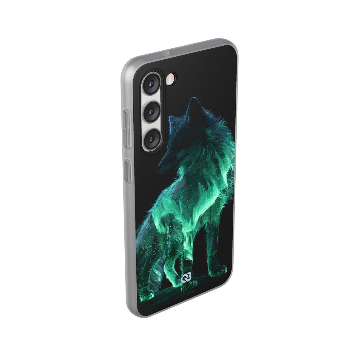 Nordic Aurora Fox · Lite Phone Case for Samsung · Teal