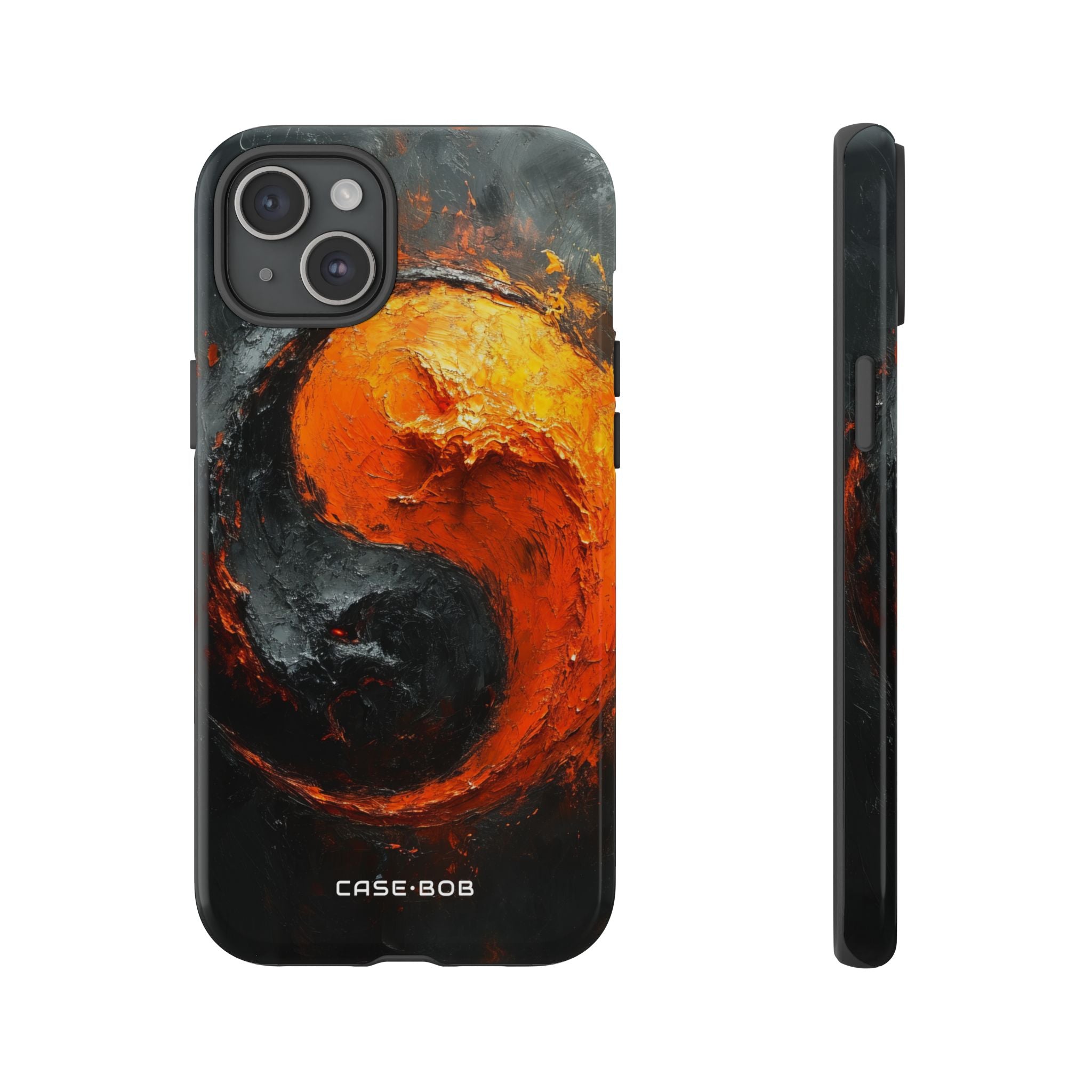 Molten Yin-Yang iPhone 15 Plus Case - Tough