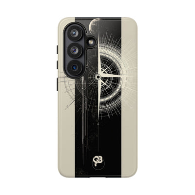Beige Tough Phone Case for Samsung - Zenith Vector Spire