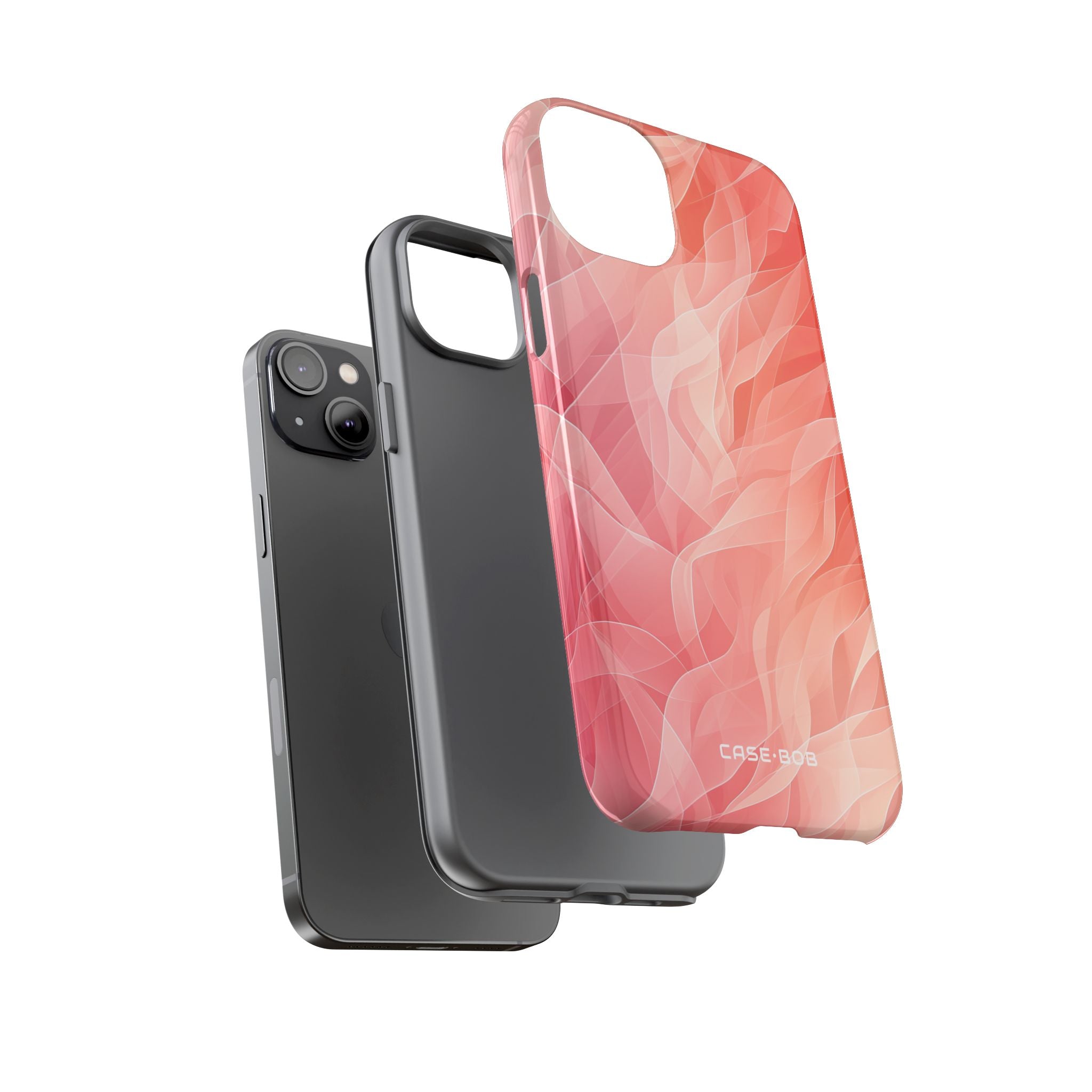 Peach Wave Drift iPhone 14 Plus Case - Tough