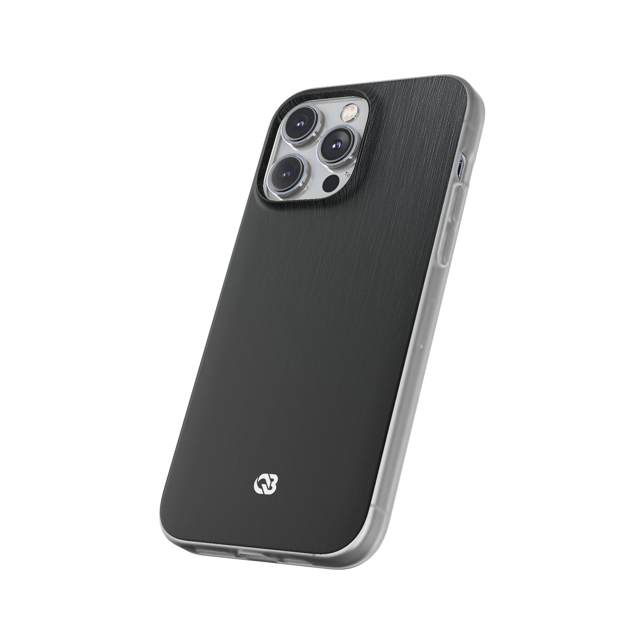 Black Lite Phone Case for iPhone - Brushed Obsidian Slate