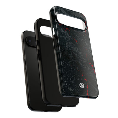 Crimson Rift · Tough Phone Case for Pixel ·  Black