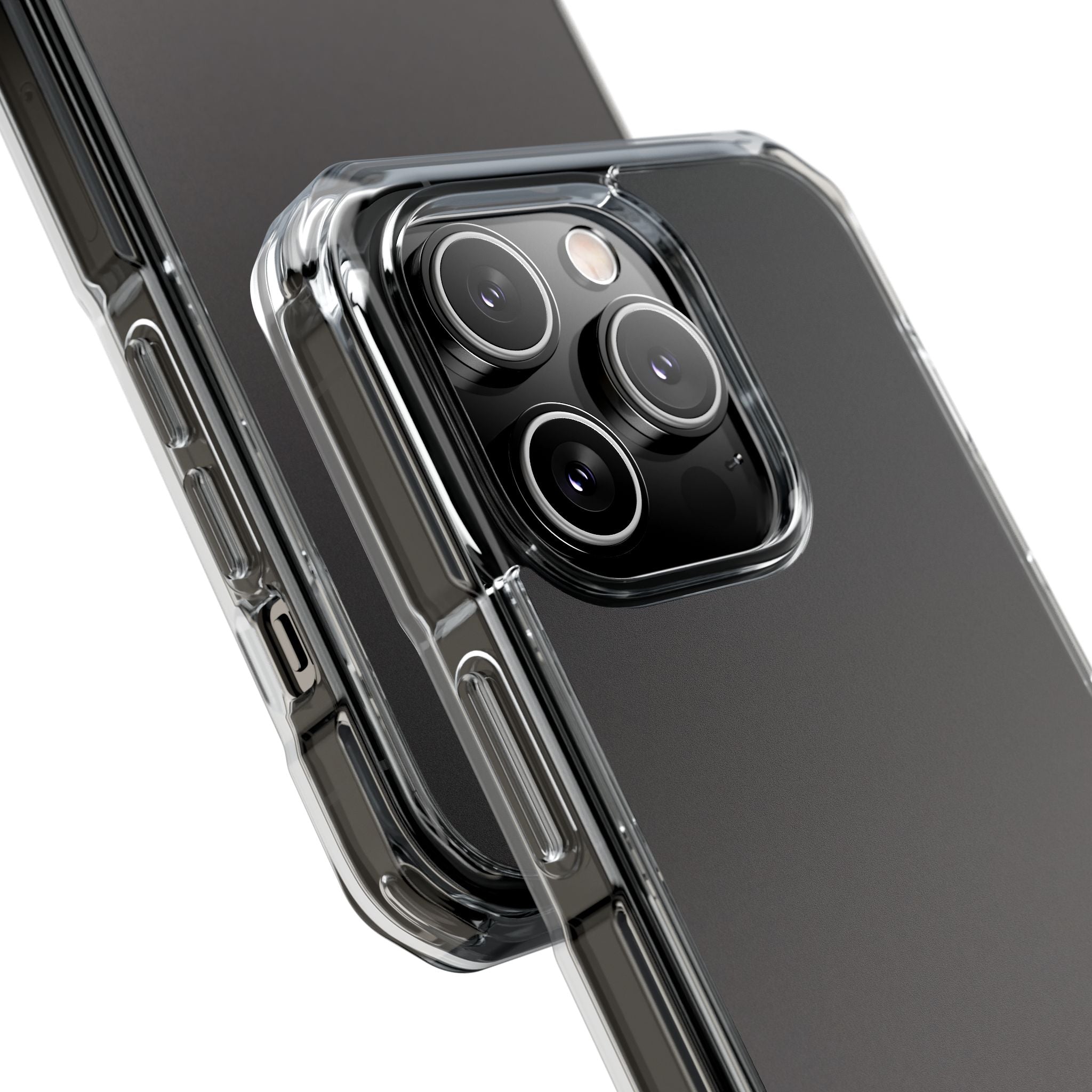 Grey Impact MagSafe Phone Case for iPhone - Obsidian Ash Fade