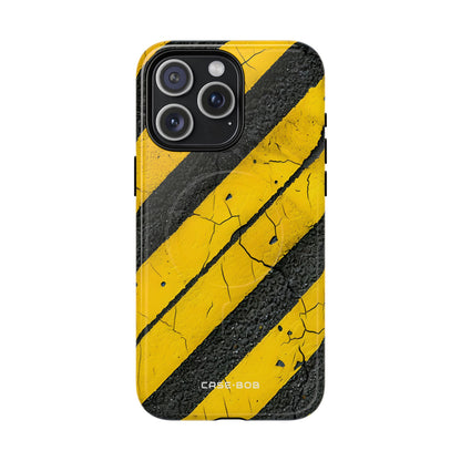 Gul Stribe Distress iPhone 15 Pro Max Cover - Tough+
