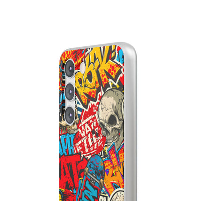 Skate Skull Riot · Lite Phone Case for Samsung · Red
