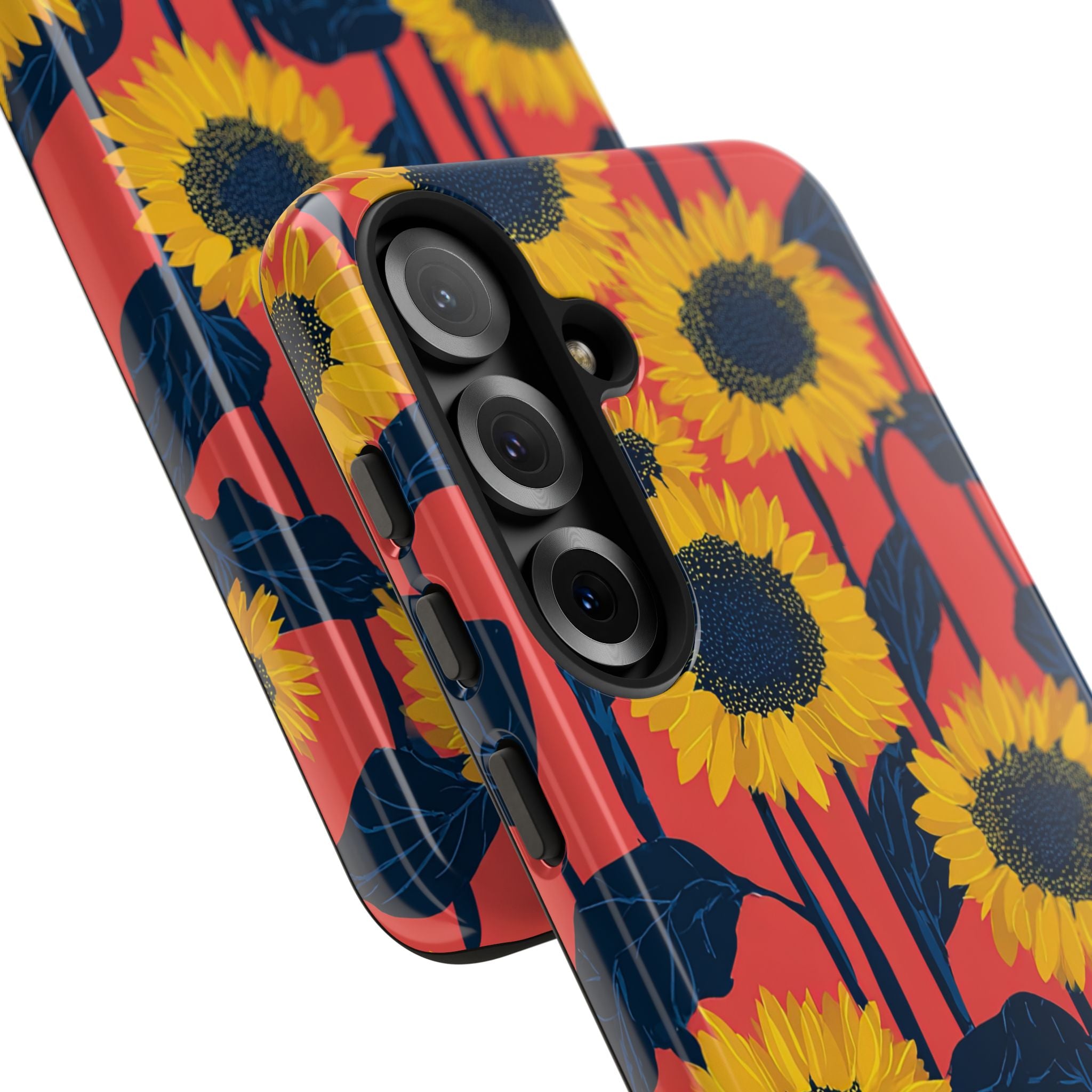 Solar Navy Bloom · Tough Phone Case for Samsung