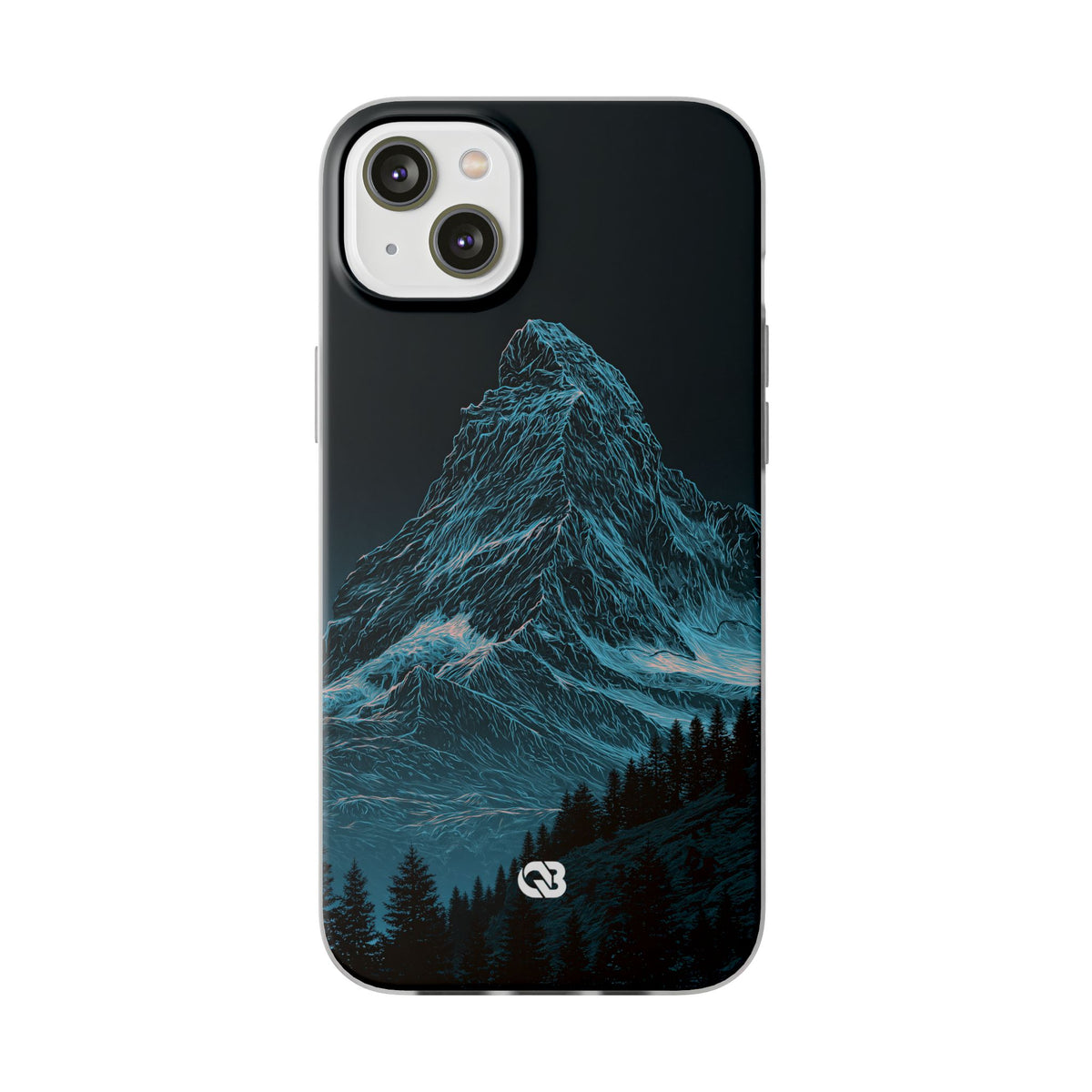 Glacial Alpine Peak · Lite Phone Case for iPhone ·  Blue