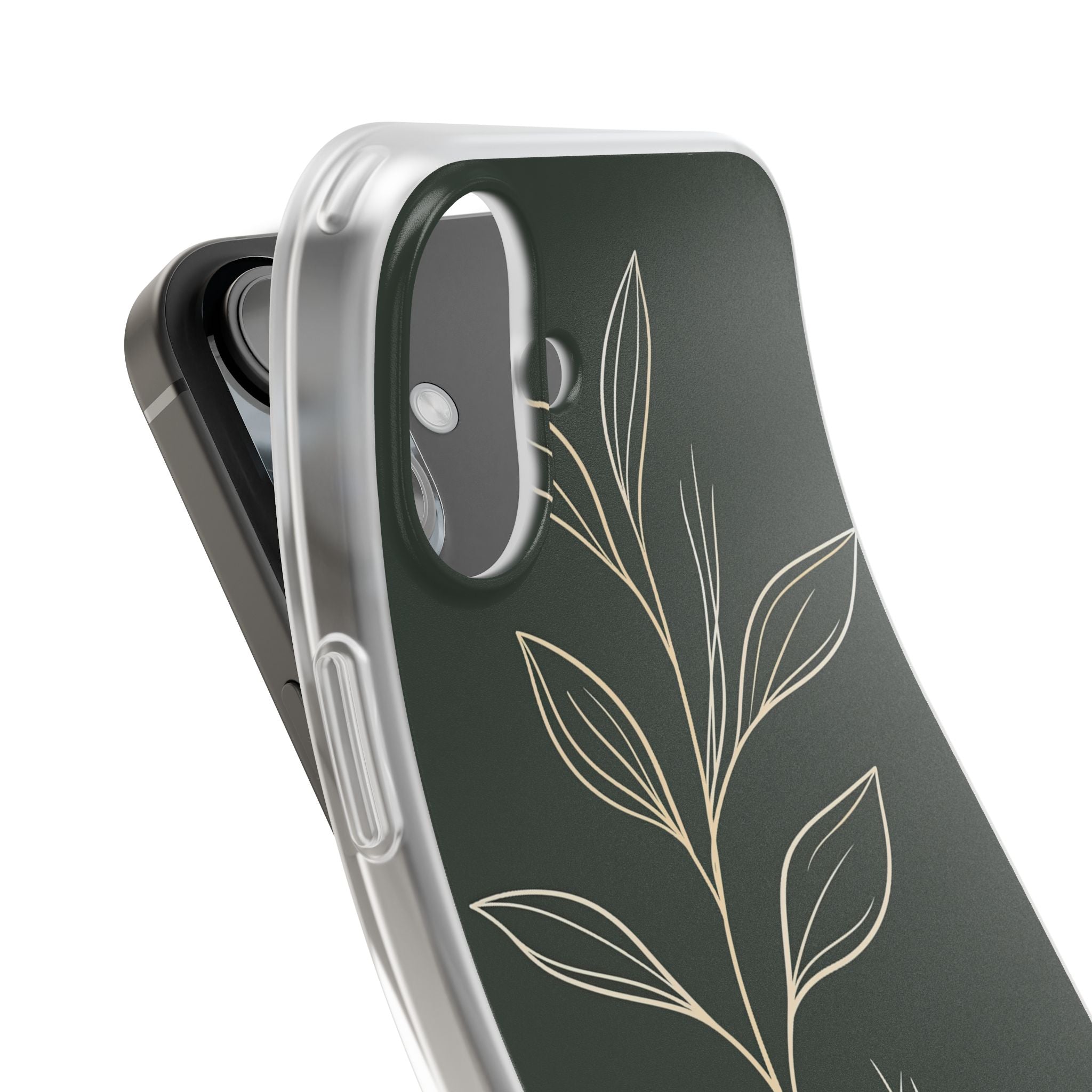 Green Lite Phone Case for iPhone - Deep Moss Willow