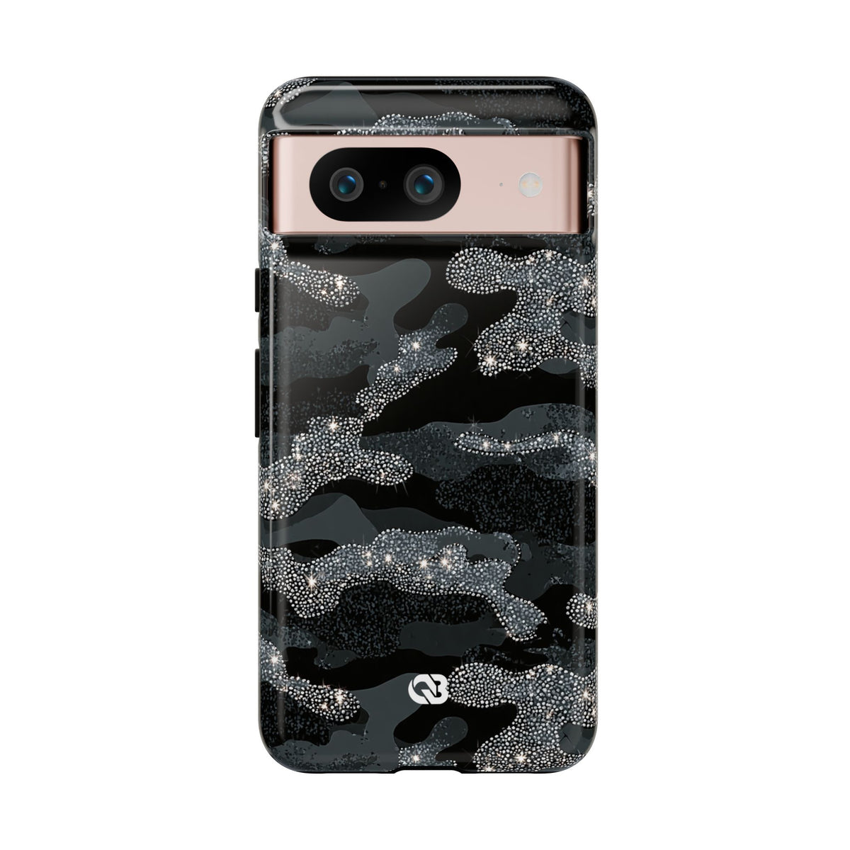 Glitter Shadow Camo · Tough Phone Case for Pixel ·  Black