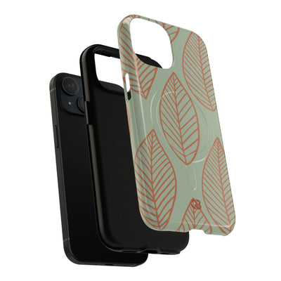 Sage Earth Leaves · Tough+ Phone Case for iPhone · Magsafe