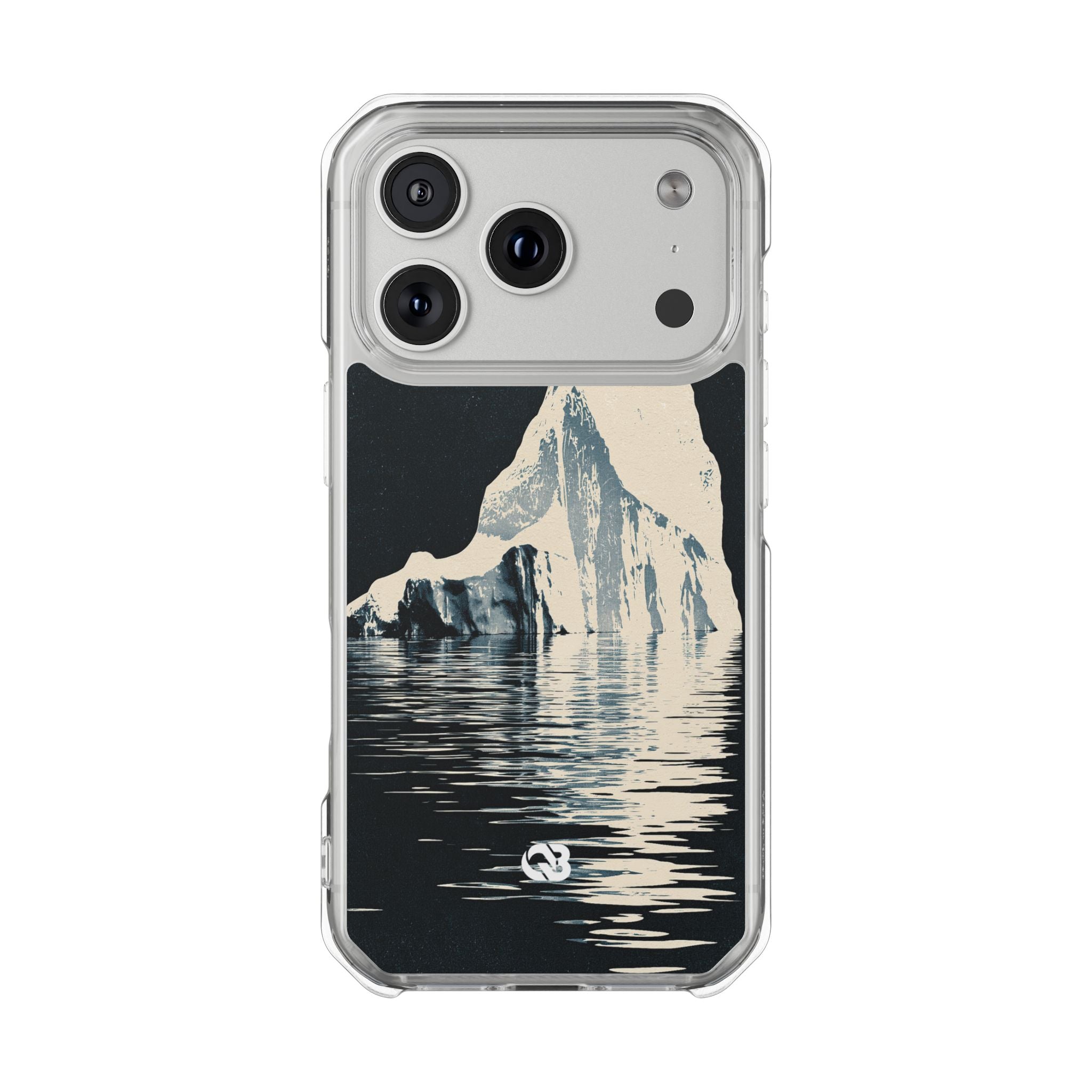 Blue Impact MagSafe Phone Case for iPhone - Frozen Navy Monolith