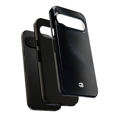 Black Tough Phone Case for Google Pixel - Obsidian Ridge Flux