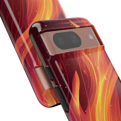 Flaming Flow Google Pixel 8 Case - Tough