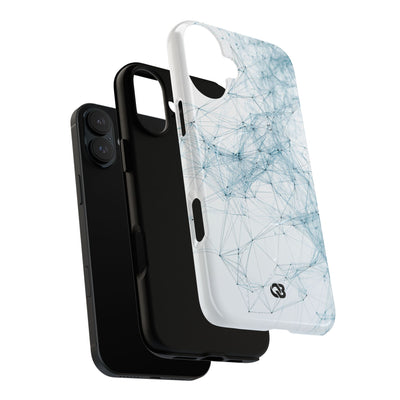 Blue Tough 2.0 Magsafe Phone Case for iPhone - Glacial Neural Web