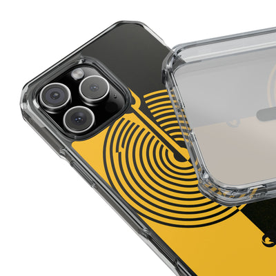 Yellow Impact MagSafe Phone Case for iPhone - Voltage Sector Pulse
