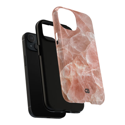 Rose Quartz Facet · Tough 2.0 Magnetic Phone Case for iPhone · Pink