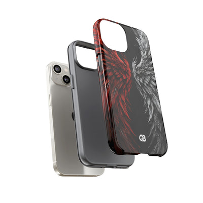 Split Crimson Wing · Tough Phone Case for iPhone