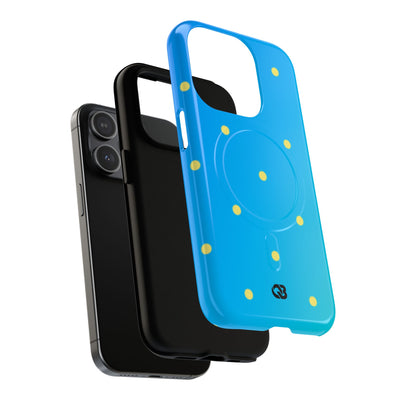 Cyan Sun Dots · Tough+ Phone Case for iPhone · Magsafe