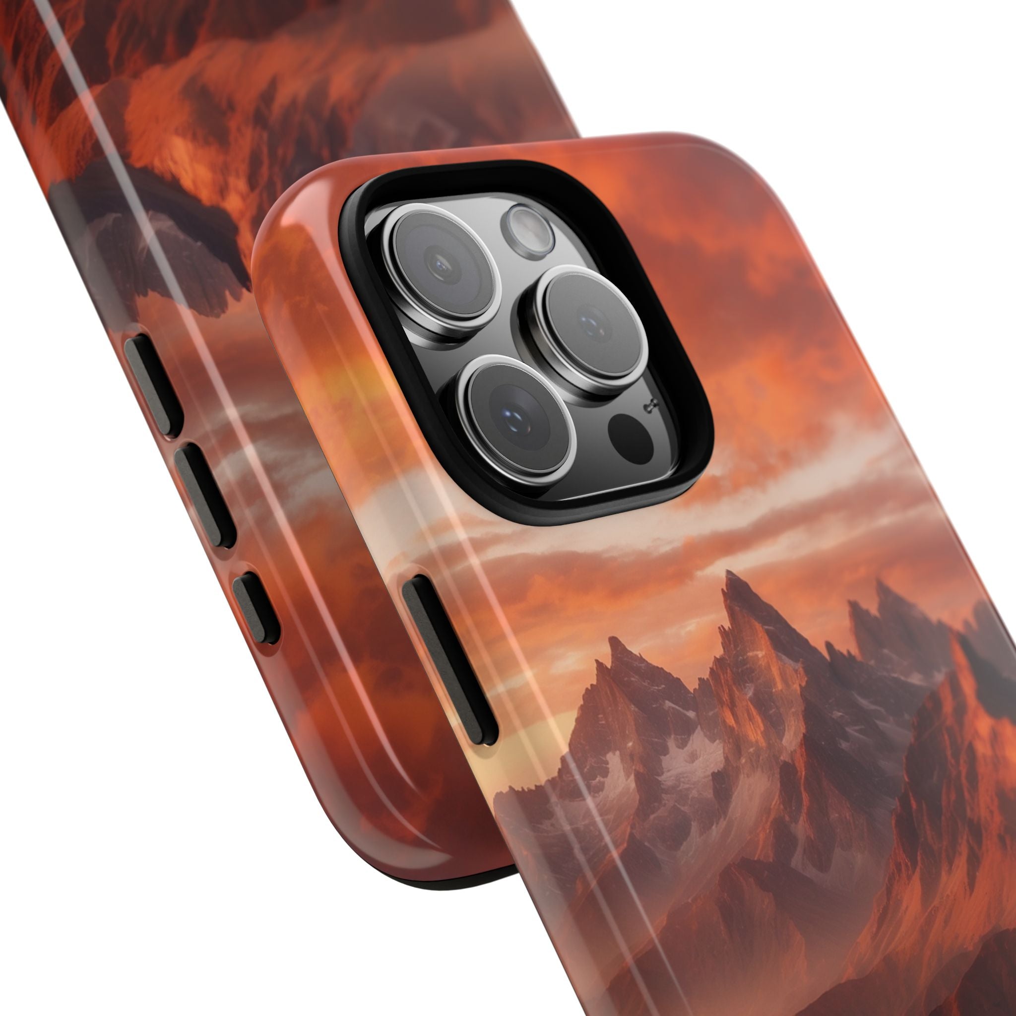 Jagged Glow iPhone 16 Pro Max Case - Tough