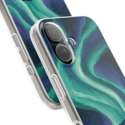 Arctic Aurora Bear · Lite Phone Case for iPhone ·  Teal