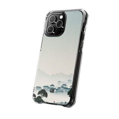 Blue Impact MagSafe Phone Case for iPhone - Mist Valley Pagoda