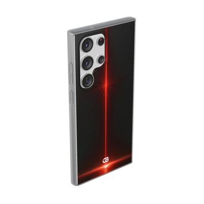Red Lite Phone Case for Samsung - Crimson Flare Vector