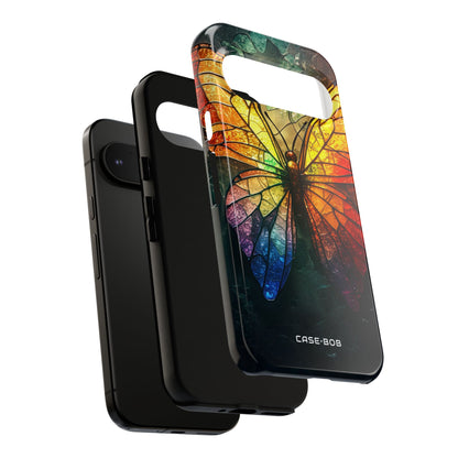 Stained Glass Butterfly Google Pixel 9 Pro Case - Tough