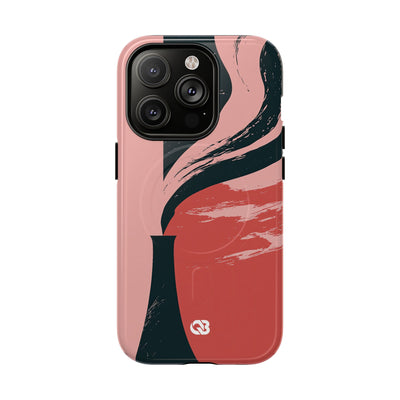 Pink Tough 2.0 Magsafe Phone Case for iPhone - Cinder Rose Plume