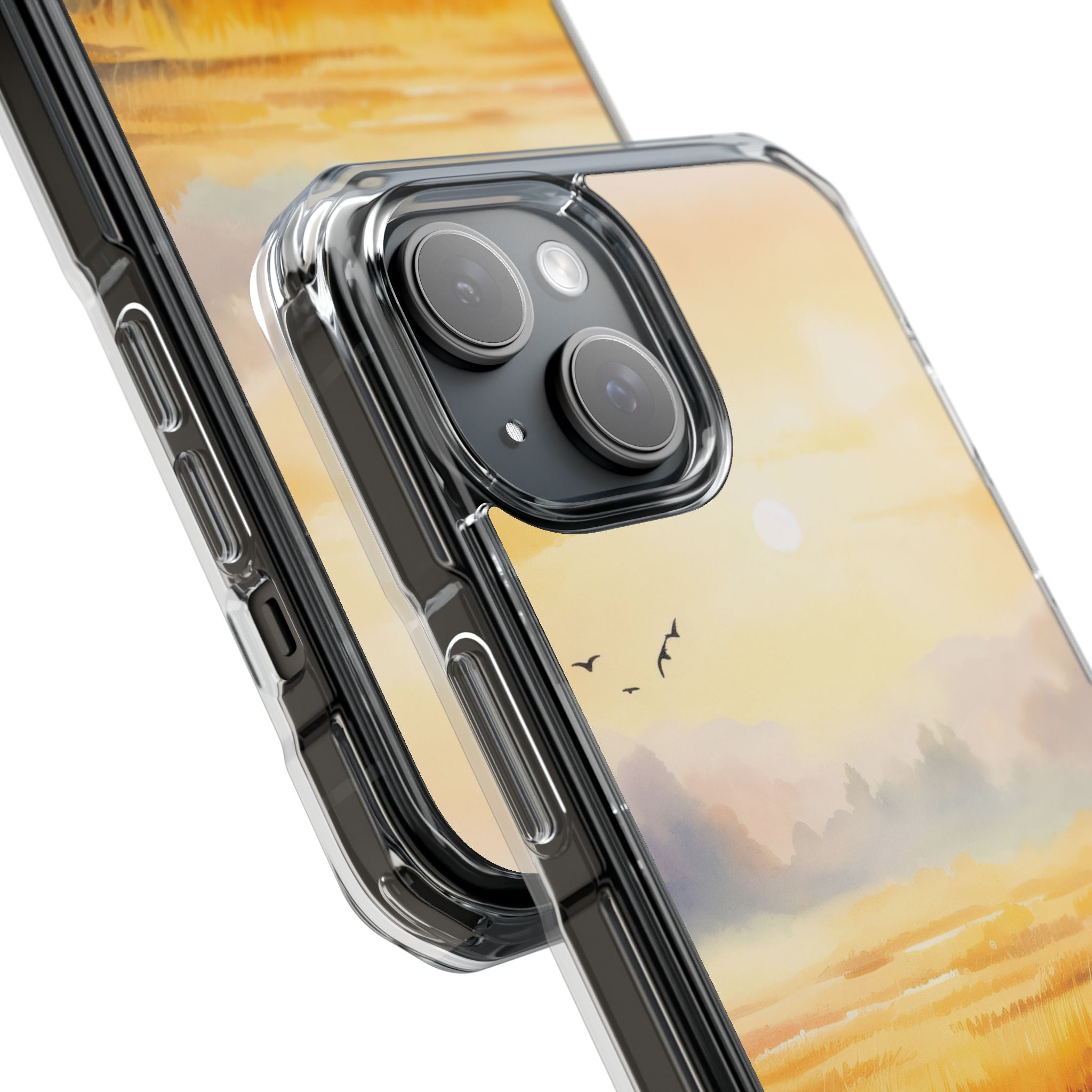 Golden Sunscape iPhone 15 Case - Impact