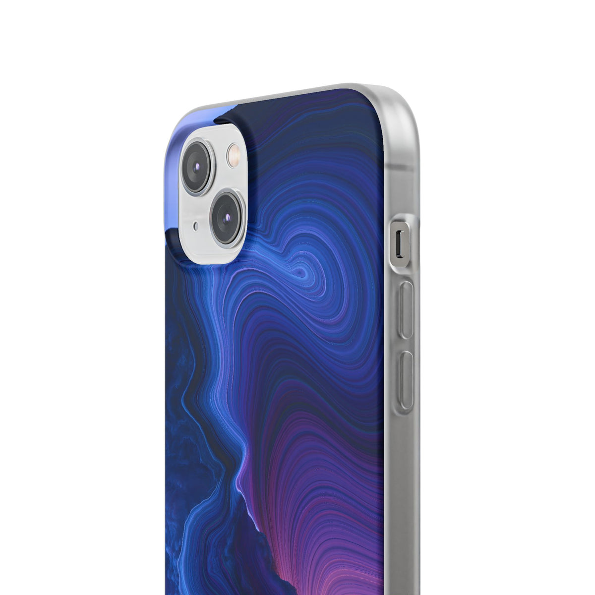 Radiant Strata · Lite Phone Case for iPhone ·  Blue