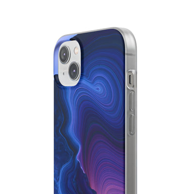 Radiant Strata · Lite Phone Case for iPhone ·  Blue